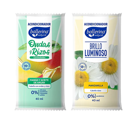 Acondicionador Ballerina Mixto Sachet ( 50 x 40 ML )