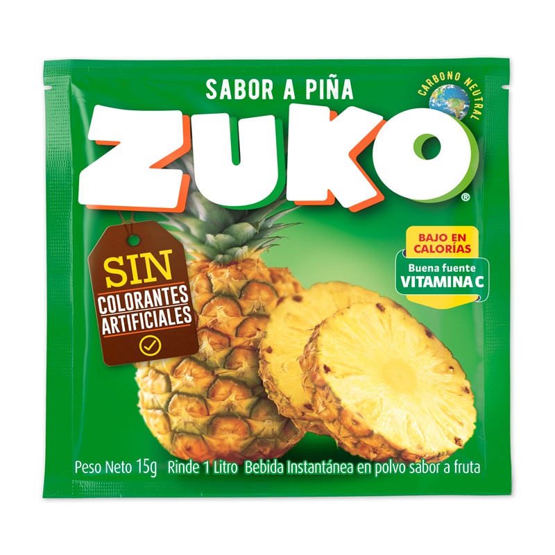 Jugo en Polvo Zuko Piña ( 10 UD )