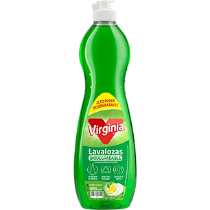 Lavalozas Biodegradable Virginia Limón ( 3 x 500 ML )