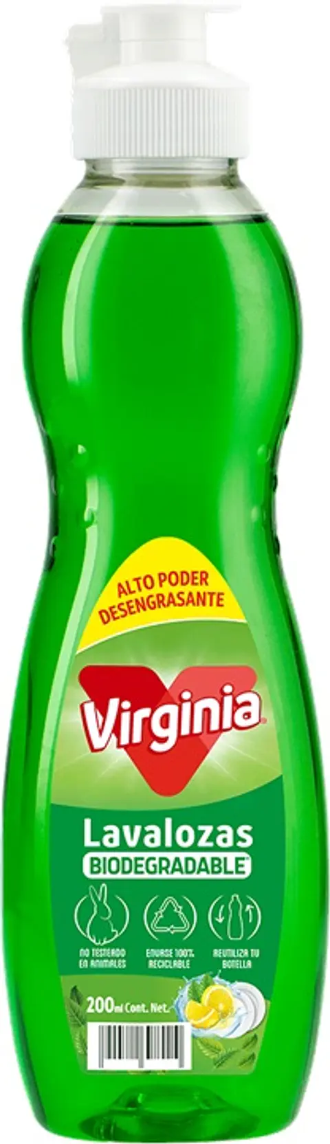 Lavalozas Biodegradable Virginia Limón ( 3 x 200 ML )