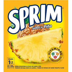 Jugo en Polvo Sprim Piña ( 10 UD )