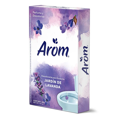Desodorante Inodoro Arom Jardín de Lavanda ( 5 x 40 G )