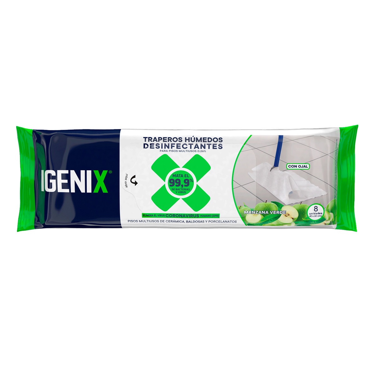 Trapero Húmedo Desinfectante Igenix Manzana ( 3 UD ) 1