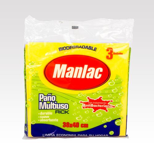 Paño Rick Multiuso Manlac ( 3 x 3 UD ) 1