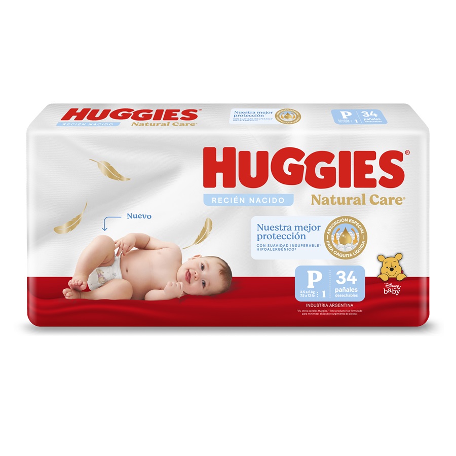 Pañal Huggies Pequeño ( 34 Pañales ) 1