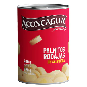 Palmitos Rodajas Aconcagua ( 3 x 400 G )