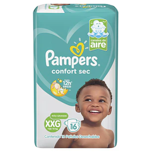 Pañal Pampers Confort Sec XXG ( 32 Pañales )