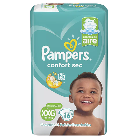 Pañal Pampers Confort Sec XXG ( 32 Pañales )