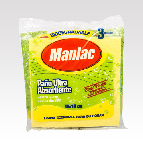 Paño Ultra Absorbente Manlac ( 5 x 3 UD ) 1
