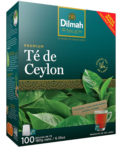 Té Dilmah Ceylon ( 4 x 100 UD )