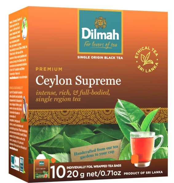 Té Dilmah Ceylon Supreme ( 4 x 10 Bolsitas ) 1