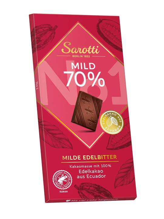 Chocolate Sarotti 70% Cacao ( 100 G ) 1