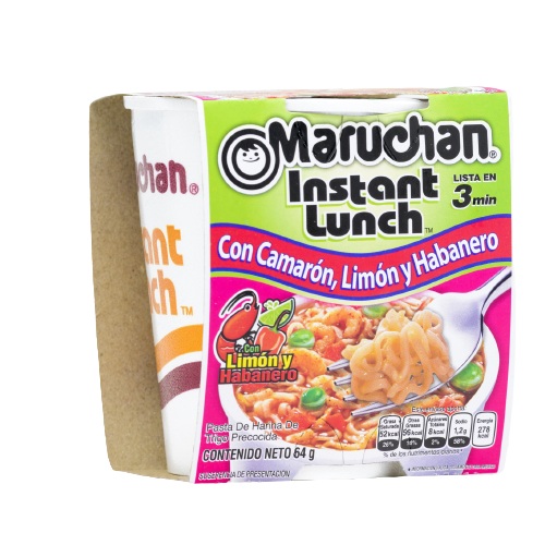 Maruchan Instant Lunch Camarón Limón Picante ( 3 x 64 G ) 1