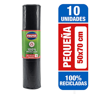 Bolsas de Basura Biorollo Virutex 50 x 70 CM ( 1 Rollo )