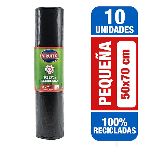 Bolsas de Basura Biorollo Virutex 50 x 70 CM ( 1 Rollo )