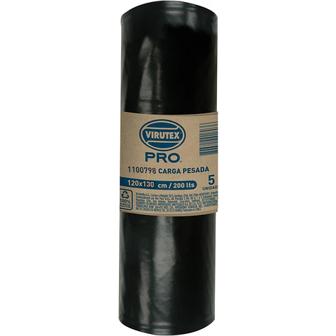 Bolsas de Basura Virutex 120 x 130 CM ( 1 Rollo )