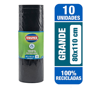 Bolsas de Basura Biorollo Virutex 80 x 110 CM ( 1 Rollo )