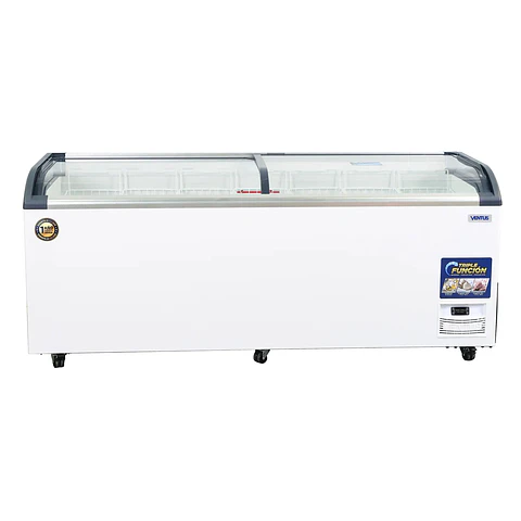 Conservadora Tapa Vidrio 720LT CTV720Q Pro Ventus