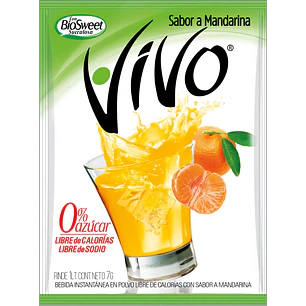 Jugo en Polvo Vivo Mandarina ( 10 UD )