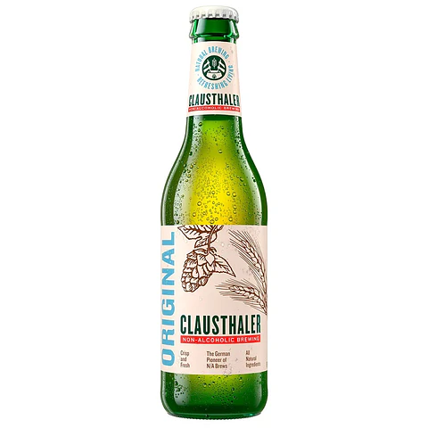 Cerveza Clausthaler Sin Alcohol Botella ( 6 x 330 ML )
