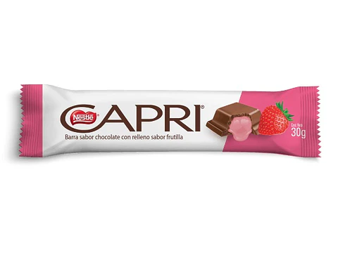 Chocolate Capri Relleno Frutilla ( 24 x 30 G )