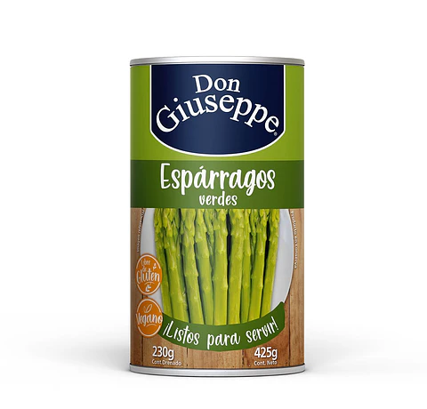 Espárragos Verdes Don Giuseppe ( 3 x 425 G )