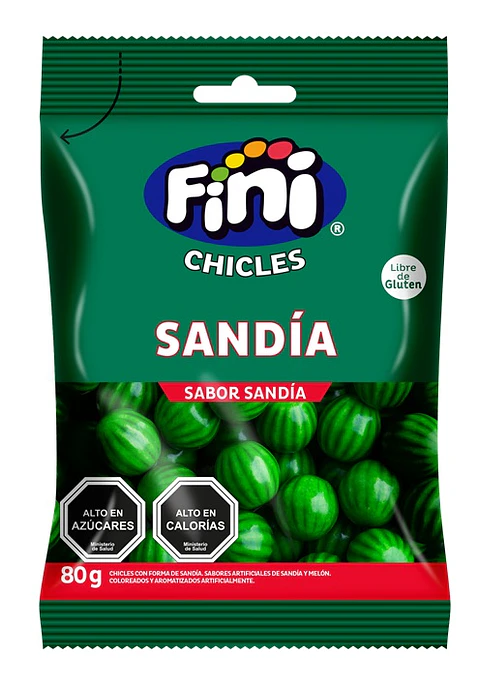 Chicles Fini Sandía ( 4 x 80 G )