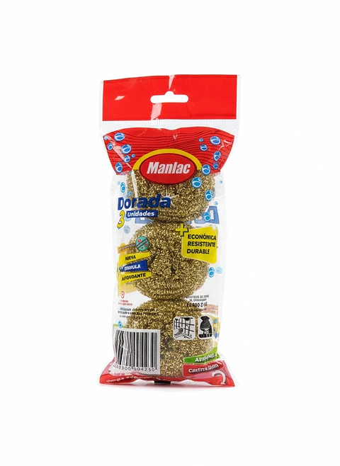 Esponja Dorada Manlac ( 5 x 3 UD )