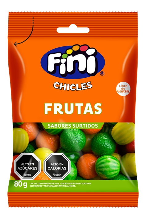 Chicles Fini Ensalada de Frutas ( 4 x 80 G ) 1