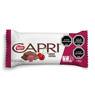 Chocolate Capri Relleno Guinda ( 5 x 90 G )