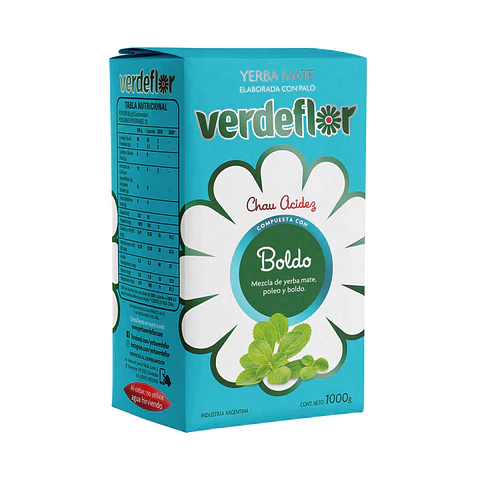 Yerba Mate Verdeflor Boldo ( 3 x 1 KG )