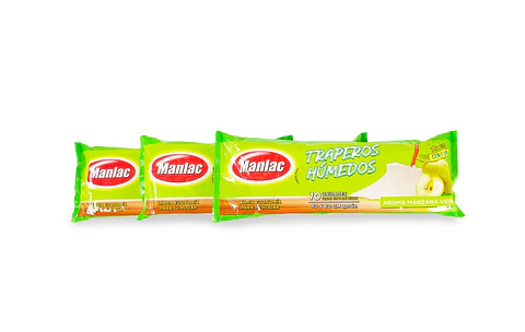 Trapero Húmedo Manlac Manzana ( 3 UD )