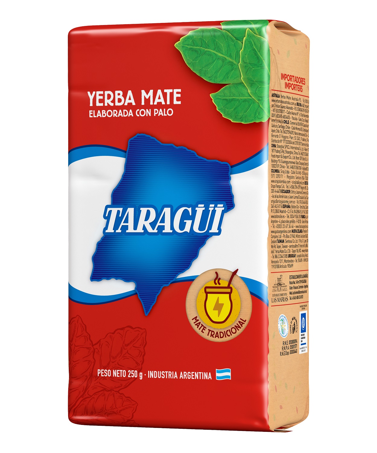 Yerba Mate Tradicional con Palo Taragui ( 2 x 250 G ) 1