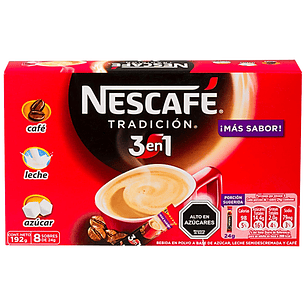 Nescafé Tradición 3 en 1 ( 8 x 24 G )