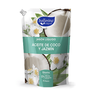 Jabón Ballerina Doypack Coco y Jazmín ( 2 x 750 ML )