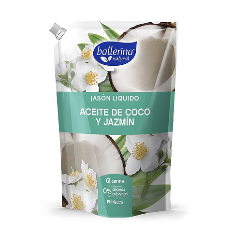 Jabón Ballerina Doypack Coco y Jazmín ( 2 x 750 ML )