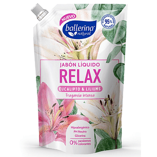 Jabón Ballerina Doypack Relax ( 2 x 750 ML )