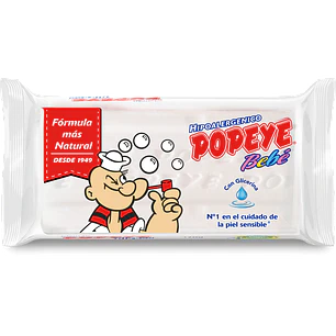Jabón en Barra Bebé Popeye ( 3 x 170 G ) 