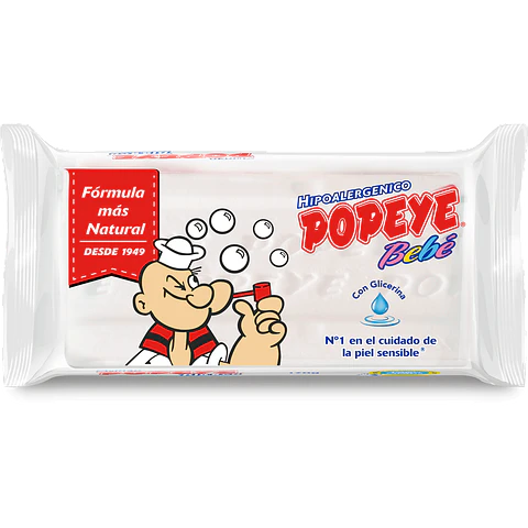 Jabón en Barra Bebé Popeye ( 3 x 170 G ) 