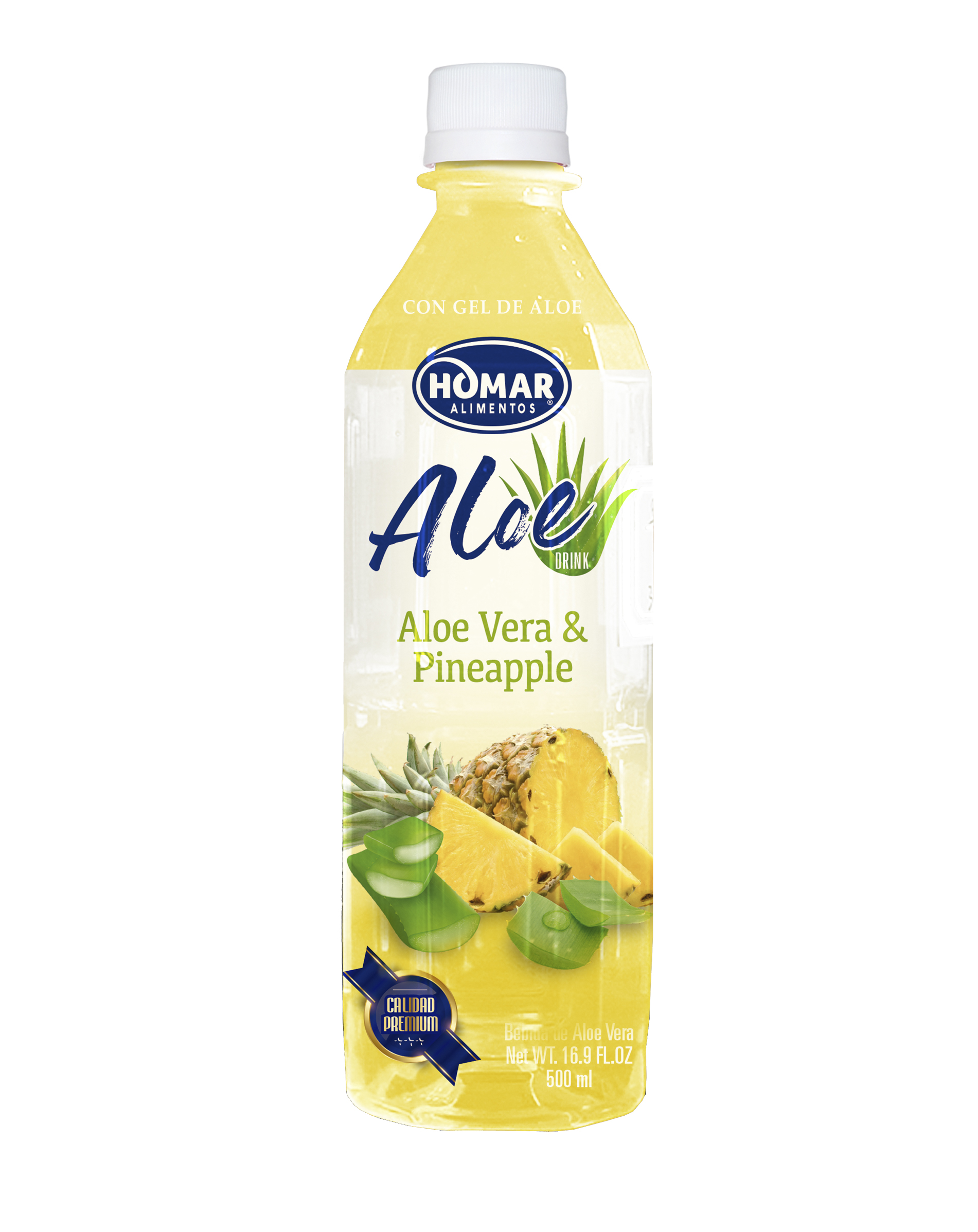 Jugo Aloe Vera Homar Piña ( 5 x 500 ML )