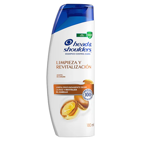 Shampoo Head & Shoulders Limpieza y Revitalización ( 2 x 180 ML )
