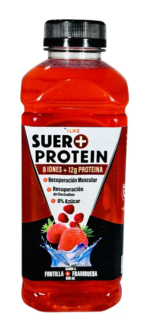 Suero + Proteína Sabor Frutilla y Frambuesa ( 3 x 630 ML )