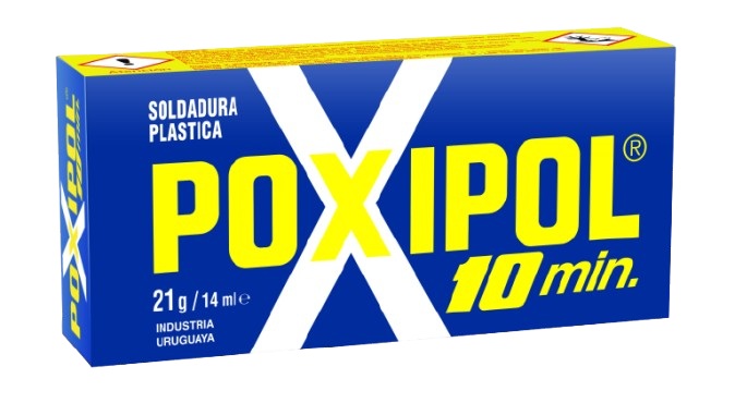 Pegamento Soldadura Plástica Poxipol Metálico ( 6 x 14 ML ) 1