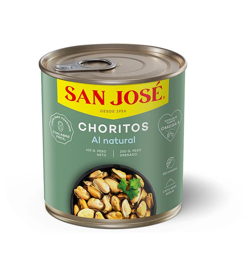 Choritos San José Agua ( 3 x 425G )