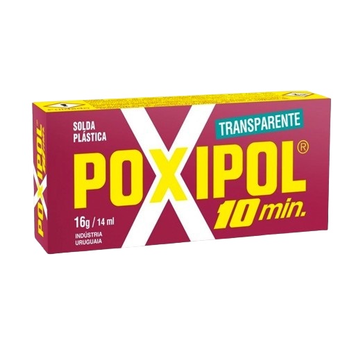 Pegamento Soldadura Plástica Poxipol Transparente ( 6 x 14 ML ) 1