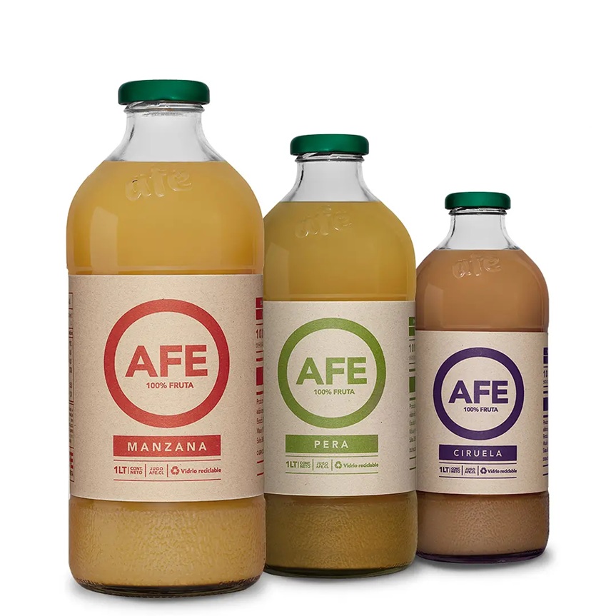 Jugo Surtido Afe (3 Manzana 2 Pera 1 Ciruela) ( 6 x 1 LT ) 1