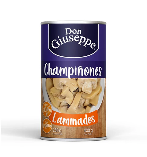 Champiñones Laminados Don Giuseppe ( 3 x 400 G )