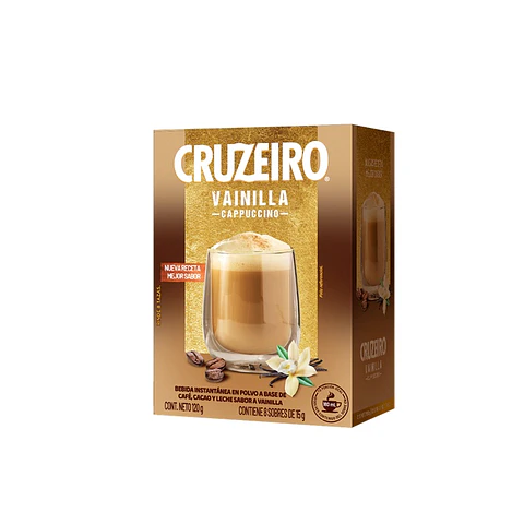 Café Cappuccino Vainilla Cruzeiro ( 8 x 15 G )