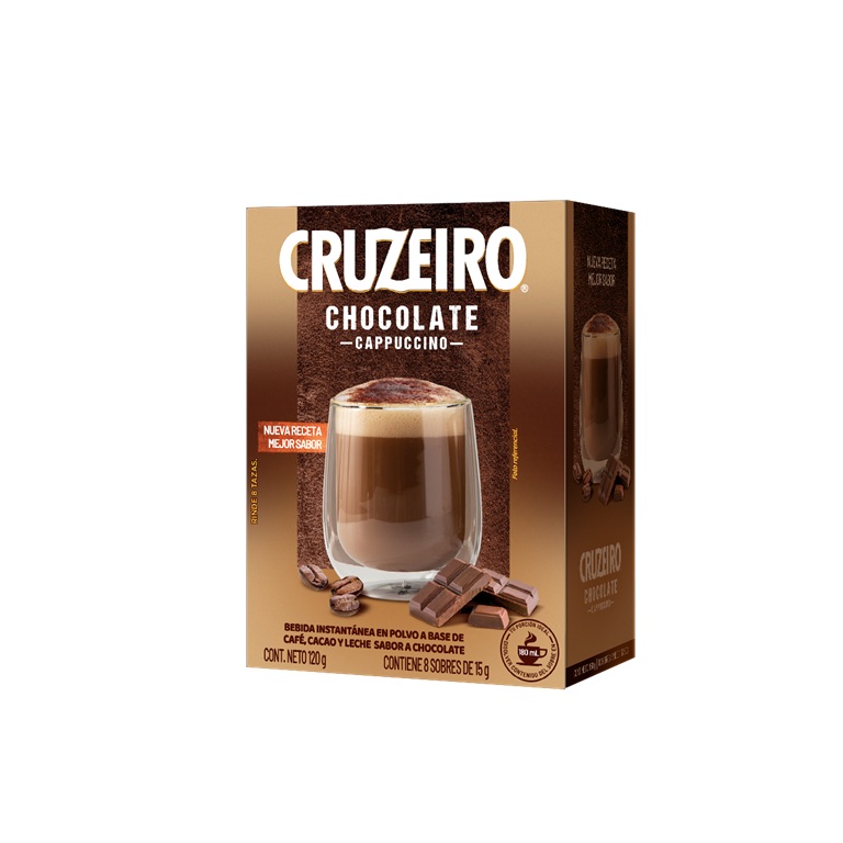 Café Cappuccino Chocolate Cruzeiro ( 8 x 15 G ) 1