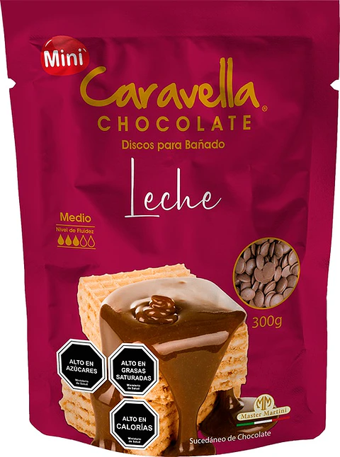 Cobertura de Chocolate Caravella Leche ( 5 x 300 G )
